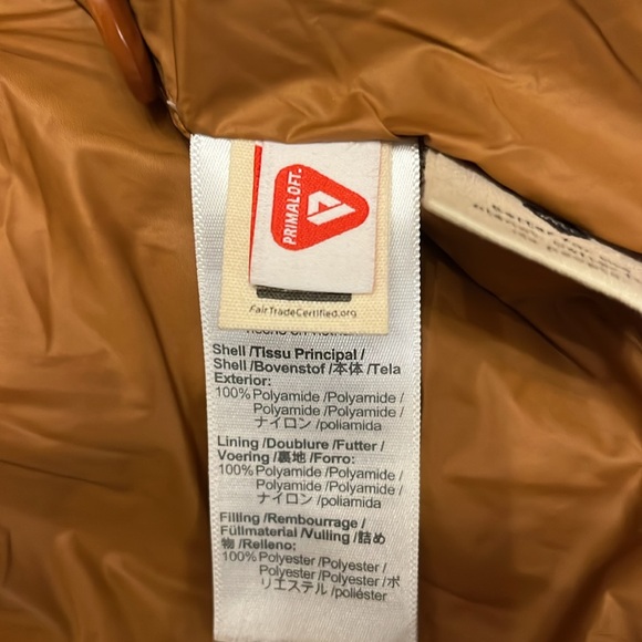 Madewell Air Puff Quilted Shirt Jacket Warm Coffee Burnt Orange Medium - Picture 11 of 14